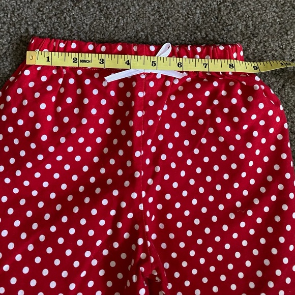 Red Polka Dot Ruffle Pants - Picture 3 of 5